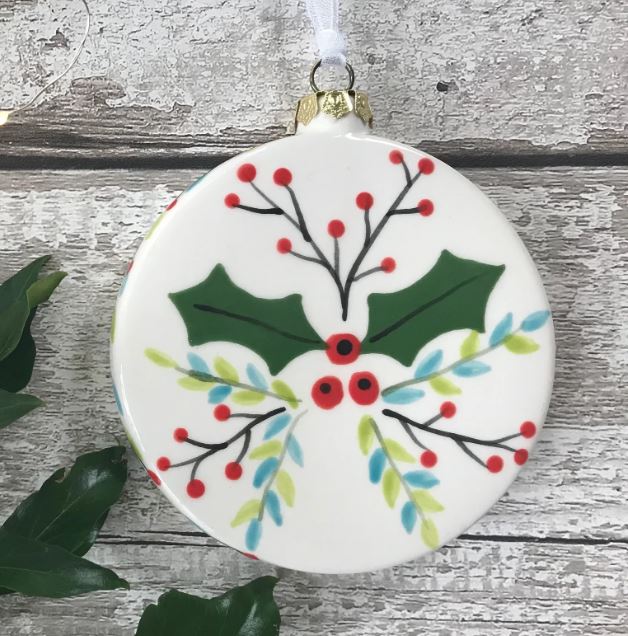 Christmas adult pottery painting